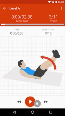 Abs workout ABS II - lose fat android App screenshot 4